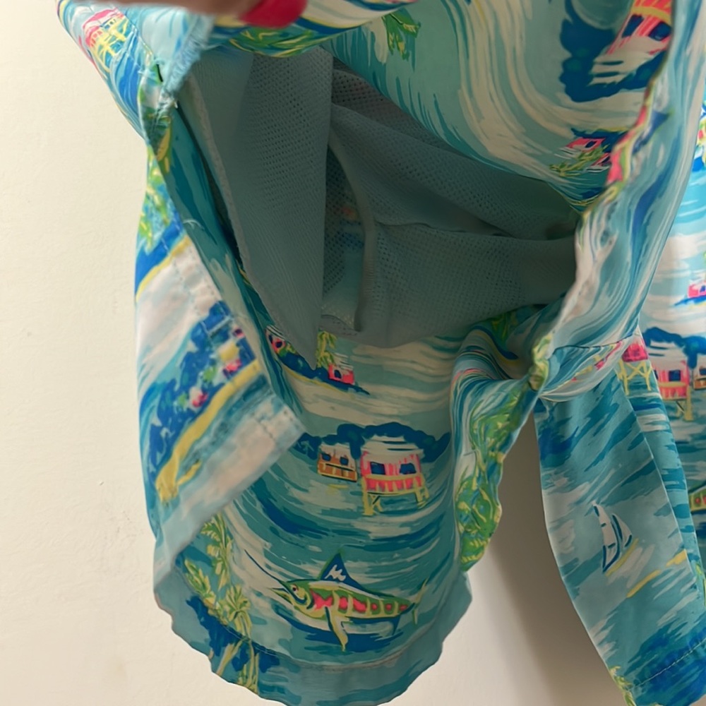 Vineyard Vines Men’s 7” Printed Chappy Coastal Print Swim Trunks XS - Picture 6 of 10